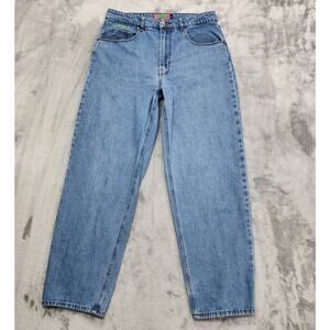 Empyre Jeans Womens 12 Blue Tori Wide Leg Tapered Baggy Loose Fit Skater‎ Denim